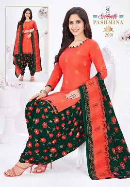 Siddharth Pashmina 2 Ready Made Casual Daily Wear Cotton Printed Dress Collection